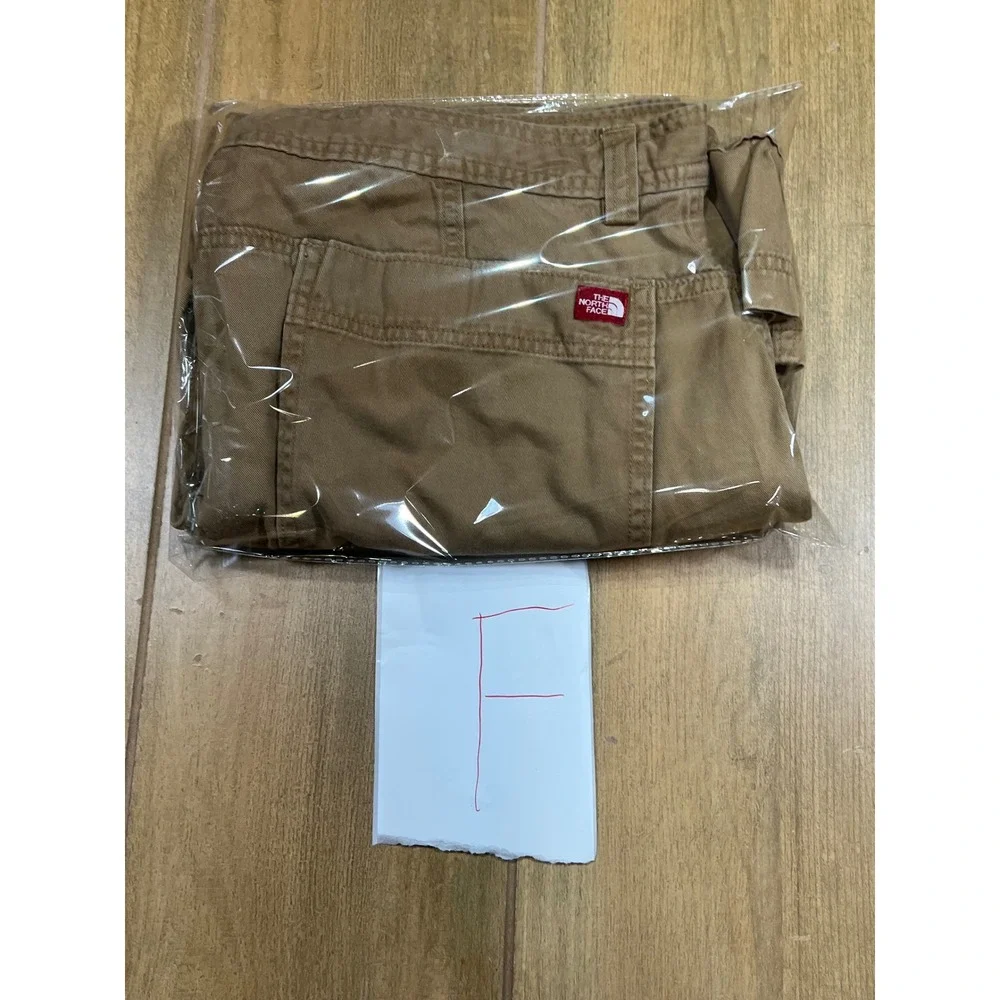 The North Face Mens Cargo Shorts Khaki Brown Tan Hiking Utility Outdoor 38 (36)
